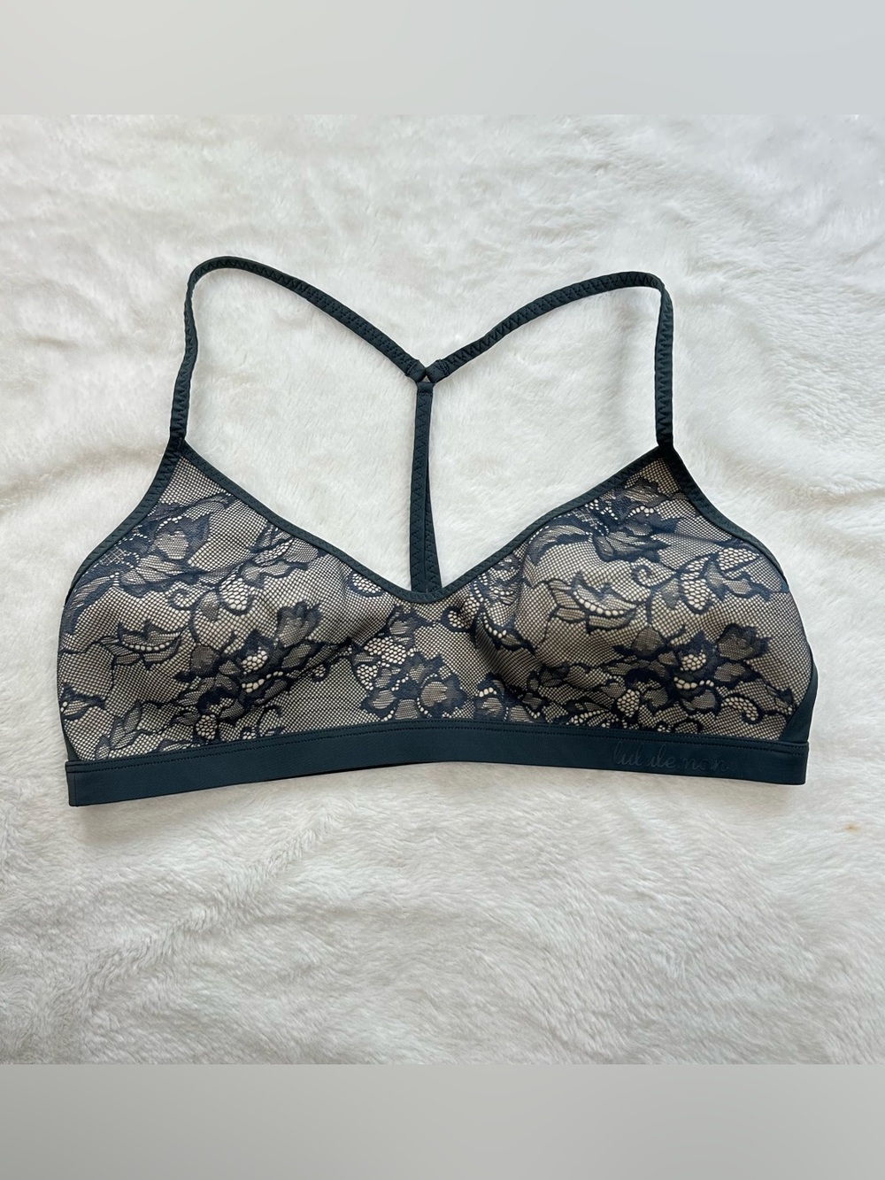 Lululemon Live In Lace Bralette - Nightcap / Polar Ice - Size Small